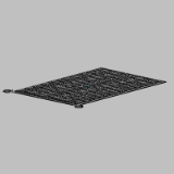 ASK-1T4.4-NP 1x1.5 - Safety mat, cast-in ramp edge trim