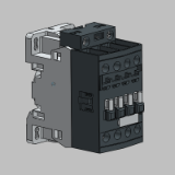 AF09 - 3 or 4-pole Contactors - AC or DC Operated