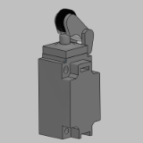 LS4..P31B11 - Plastic roller lever (Ø22 mm) on steel plunger - horizontal